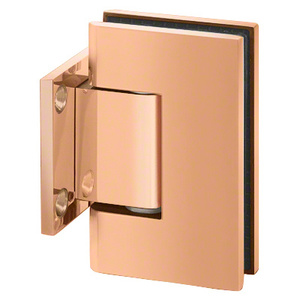 Polished Copper Wall Mount with Short Back Plate Adjustable Designer Series Hinge