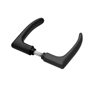 CRL Matte Black PTH Series Sculptured Style Lever Handles
