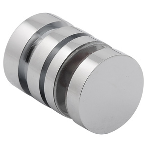 Polished Chrome Contemporary Series Knob Single Mount