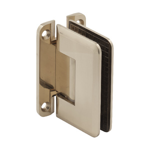 Polished Brass Wall Mount with "H" Back Plate Premier Series Hinge with 5° Pin