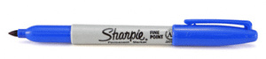 CRL Sharpie® Blue Fine Point Pen