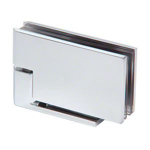 Polished Chrome Cabinet/ Showcase Top And Bottom Surface Mount Pivot Hinges