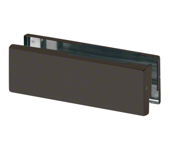 CRL Black Bronze Anodized Patch Fitting Replacement Cover Plate for PH34