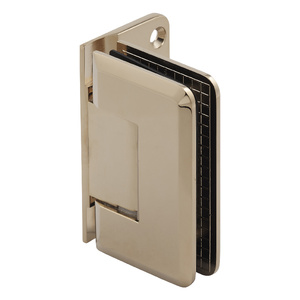 Lifetime Brass Wall Mount with Offset Back Plate Premier Series Hinge