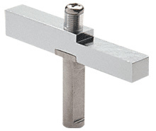 CRL Brite Anodized Adaptor Block Used with Senior Prima Hinges