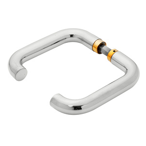 CRL Polished Stainless PTH Series Tubular Style Lever Handle