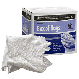CRL White Thermals Box of Rags