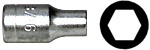 CRL Non Magnetic 1/4" Drive 1/4" Screwgun Socket