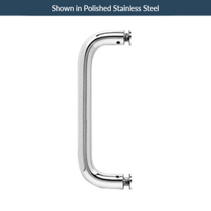 Polished Nickel 8" Standard Tubular Single Mount Handle