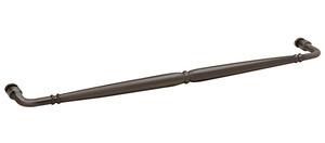 CRL Oil Rubbed Bronze Victorian Style 24" Single-Sided Towel Bar
