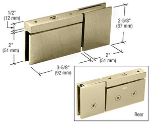 3/4 x 5/8 Small Narrow Hinges - Multiple Finishes Available - 4