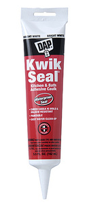CRL White DAP® Kwik-Seal Kitchen and Bath Adhesive Caulk | CRL