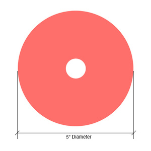 CRL 3M® Trizact® 5" A20 PSA Polishing Disc