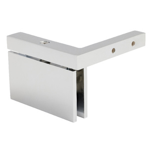 CRL Chrome Senior Cardiff Wall Mount Offset Back Plate Hinge