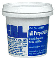 CRL Gray All Purpose Putty - Half Pint