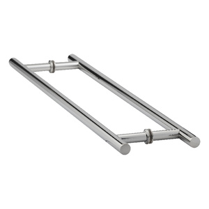 Polished Stainless Steel 18" Back to Back Ladder Pull Towel Bar