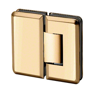 Lifetime Brass 180° Glass-to-Glass Adjustable Majestic Series Hinge