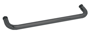 CRL Matte Black 24" BM Series Single-Sided Towel Bar Without Metal Washers