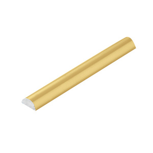 CRL Satin Brass Half-Round Shower Threshold 2m