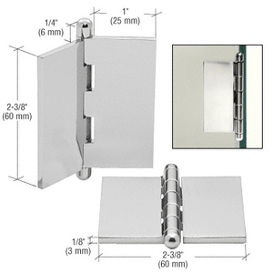 CRL UV Large Flat Glass-to-Glass Hinge