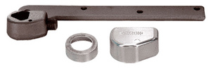 Rixson® Satin Chrome Right Hand 3/4" Offset Bottom Arm