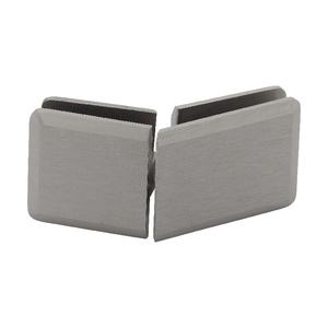 Brushed Nickel Beveled 135 Glass To Glass Premier Series Operable Transom Clip