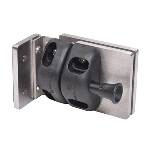 CRL 316 Brushed Stainless Wall/Square Post Mount Gate Latch