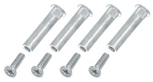 CRL Aluminum Sex Bolt Mounting Screws