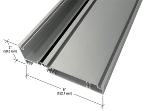 CRL-U.S. Aluminum Clear Anodized Intermediate Horizontal - 24'-2"