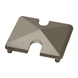CRL Beige Gray 1100 Series Post Top Cap for Center Posts