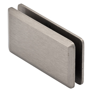 Brushed Nickel 180 Glass to Glass Premier Series Clip
