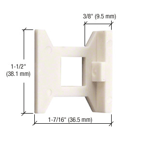 CRL Standard Flush Bolt Nylon Guide