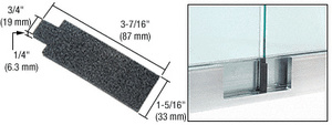 CRL 3/4" High Density Foam Spacing and Sealing Pads