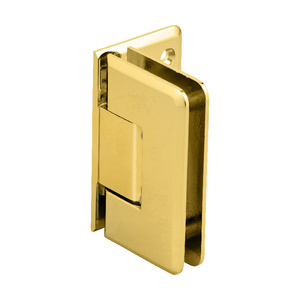 CRL Polished Brass Cologne 044 Series Wall Mount Offset Back Plate Hinge