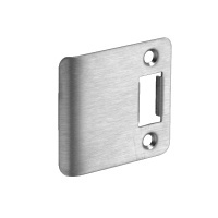 Adams Rite® Brushed Stainless Frame Lock Strike for Center Hung 4-1/2" Door Frame