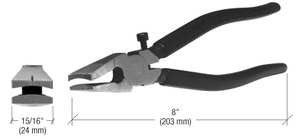 CRL 8" Curved Jaw Glass Pliers