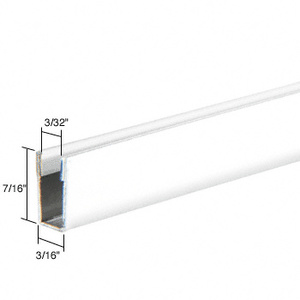 CRL White Standard Storm Window Frame for Single Strength Glass