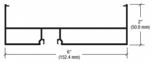 CRL-U.S. Aluminum Door Jamb, Custom Paint - 24'-2"
