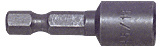 CRL 5/16" x 1-3/4" Magnetic Head Screwgun Nut Setter Socket
