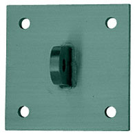 CRL Custom KYNAR® Paint Square Mounting Plate for 12 mm Rods