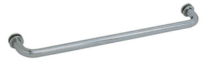 CRL Brushed Nickel 28" BM Series Tubular Single-Sided Towel Bar