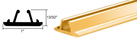 CRL Brite Gold Anodized Aluminum Showcase Connector Strips