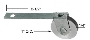 CRL 1" Stainless Steel Center Groove Spring Tension Screen Roller - 2/Pk