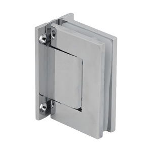 CRL Chrome Vernon Wall Mount Full Back Plate Hinge