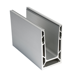 CRL TurboFlex Mill 120" Square Base Shoe Drilled for 1/2" - 27/32" Glass