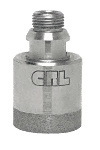CRL 1-3/4" HBT Series Belgian Thread Electro-Formed Diamond Drill