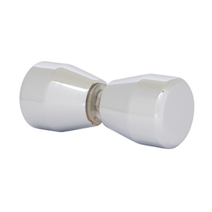CRL Polished Chrome Back-to-Back Bow-Tie Style Knobs
