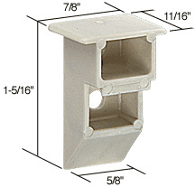 CRL 1-5/16" Nylon Sash Cam