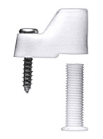 CRL White Storm Window Clamps - Package of 4