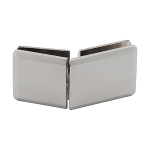 Polished Nickel Beveled 135 Glass To Glass Premier Series Operable Transom Clip